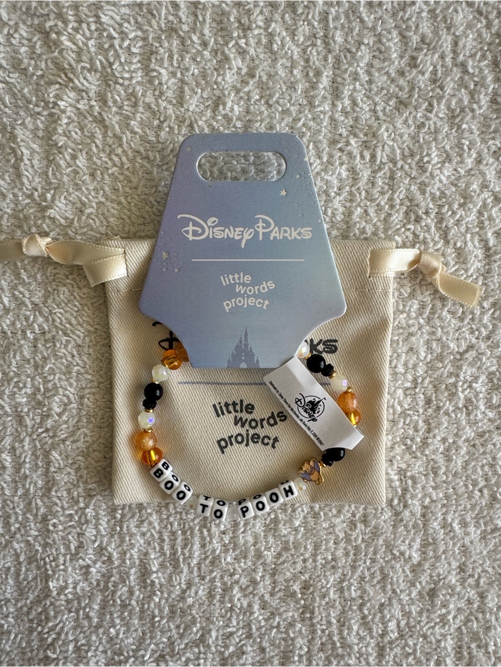 Little Words Project x Disney Parks “Boo to Pooh” Halloween Beaded Bracelet